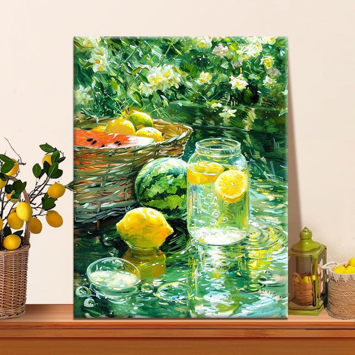 Nature-Inspired Still Life Canvas Art Bowlift
