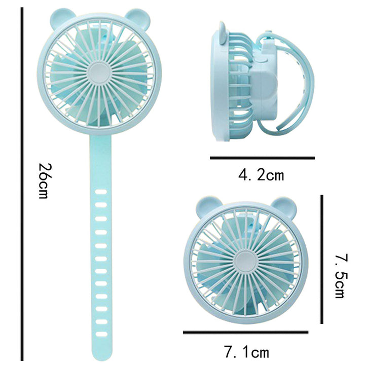 Unisex Portable Handheld Fan with Carry Strap Bowlift