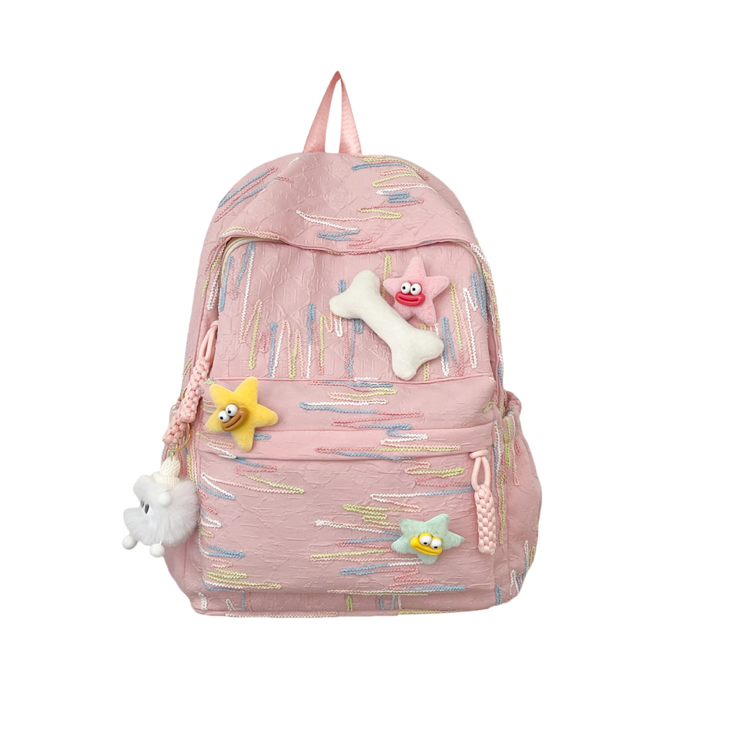 Decorative Plush Character Backpack Bowlift