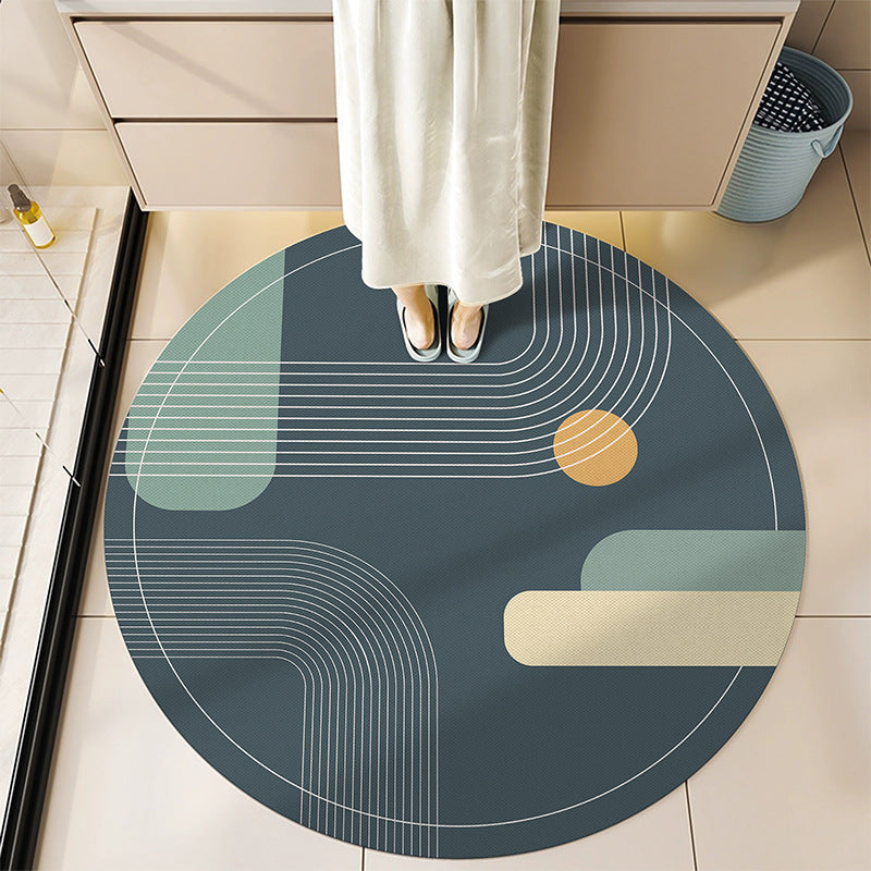 Round Decorative Bath Mat Bowlift