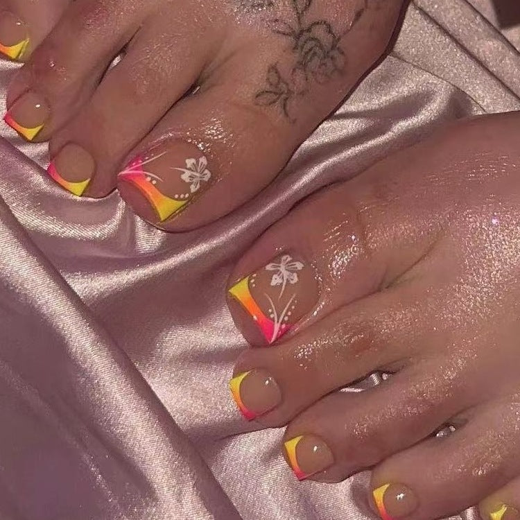 Ornate Butterfly-Inspired Acrylic Nail Extensions Bowlift
