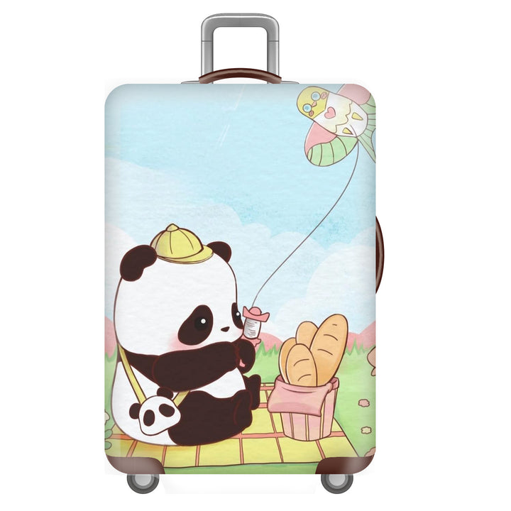 Unisex Hard-shell Travel Suitcase with Funny Panda Design Bowlift