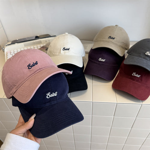 Women's Cotton Embroidered Cap Bowlift