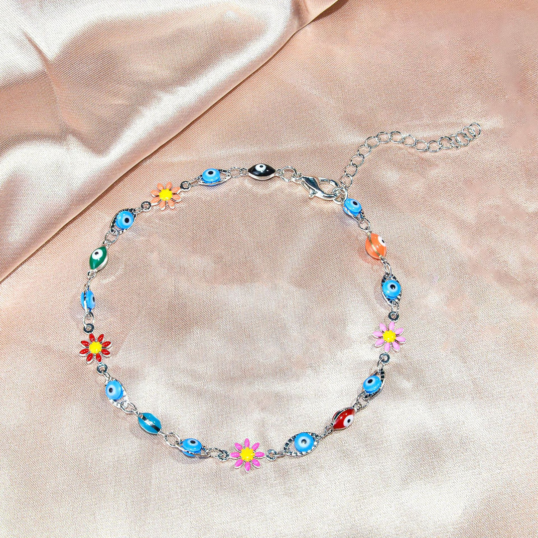Colorful Evil Eye Charm Bracelet Bowlift 1788164354