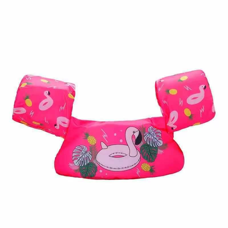 Women's Inflatable Swimming Aid with Colorful Flamingo Design Bowlift