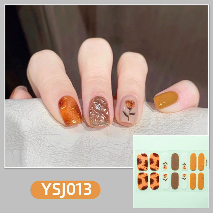 Artistic nail decoration with glitter details Bowlift