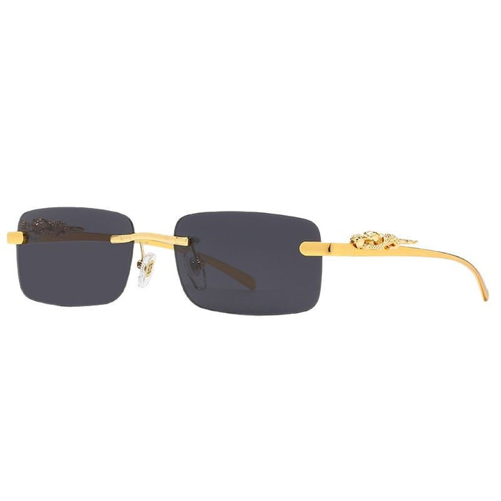 Ladies fashionable sunglasses with elegant metal frame and embellished temples Bowlift