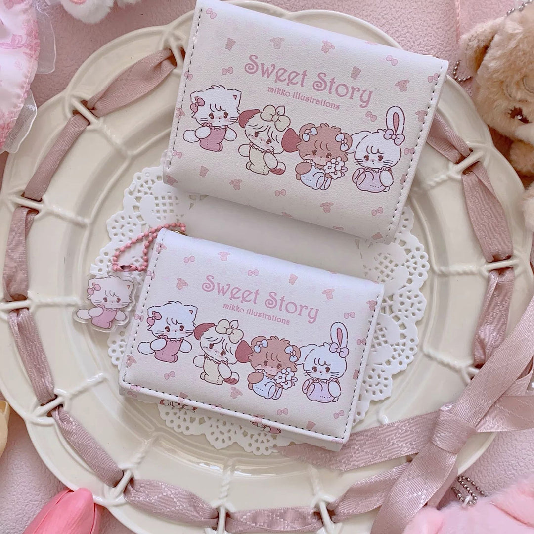 Cute Cartoon-Themed Mini Wallet Bowlift