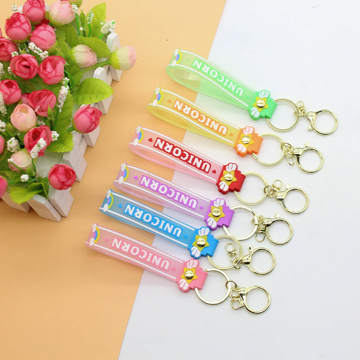 Unisex keychain in unicorn design Bowlift