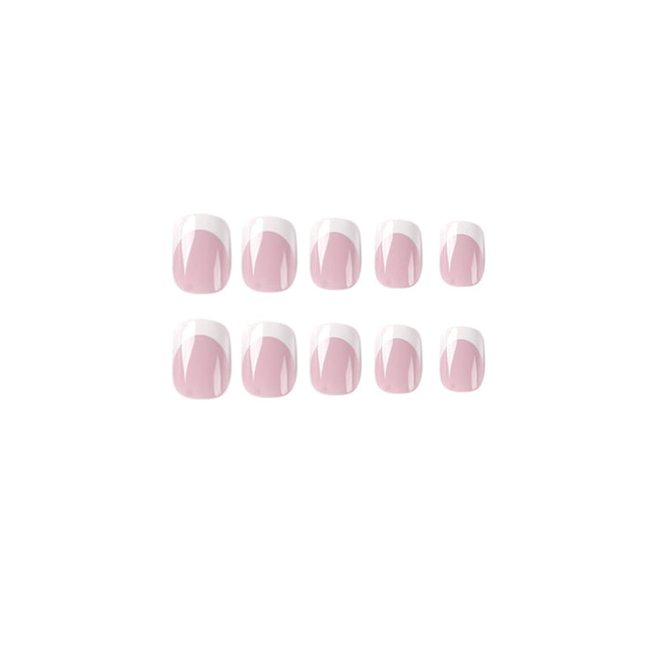 Elegant Nail Art with Shiny French Tip Capping Bowlift