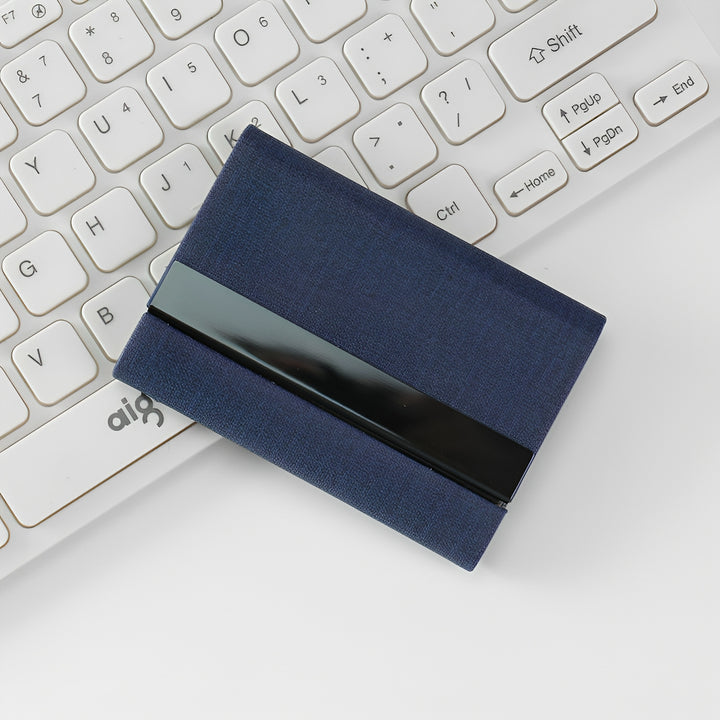 Premium Fabric Business Card Holder
