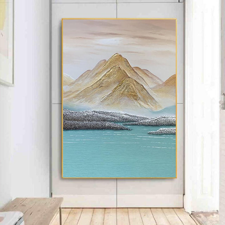Scenic Mountain Landscape Canvas Art