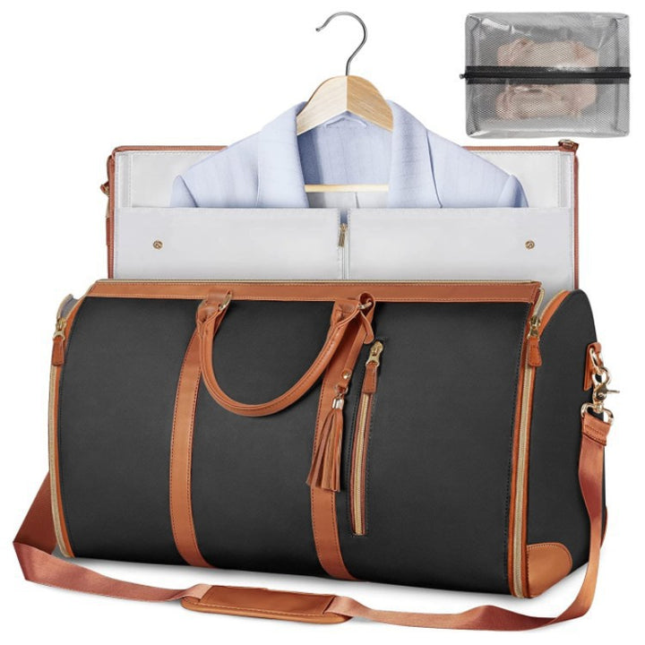 Stylish travel bag with integrated suit compartment Bowlift