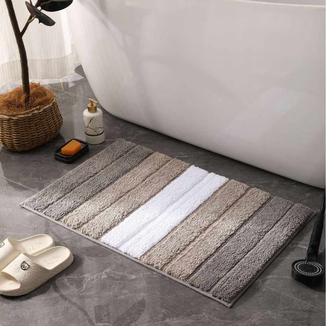 Cozy Textured Bath Mat Bowlift