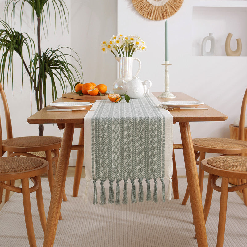 Ornate Fringe Table Runner