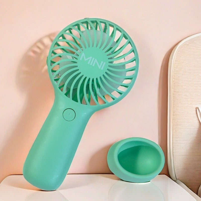 Women Portable Mini Hand Fan with Ergonomic Design Bowlift