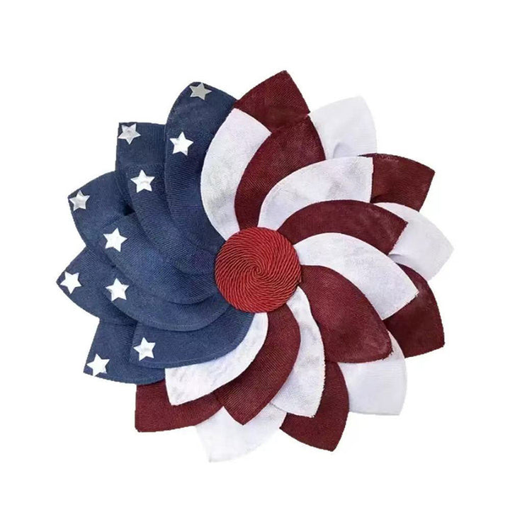 Unisex nan handcrafted felt eagle wreath with layered feather texture and hanging loop Bowlift