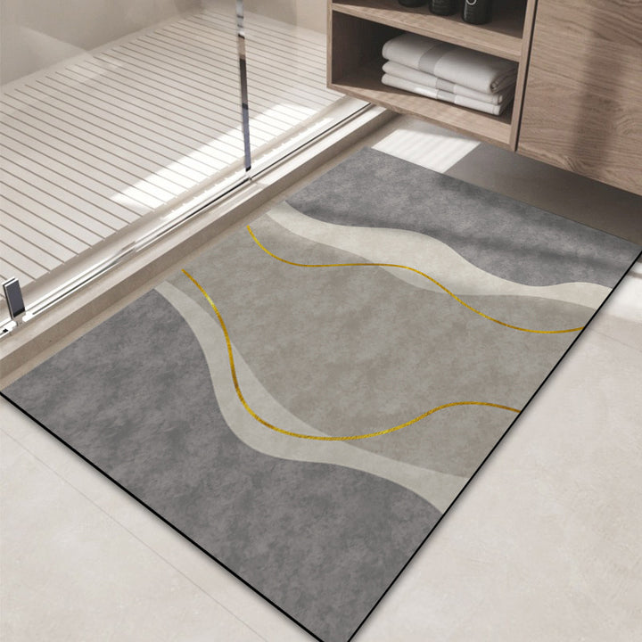 Modern Abstract Decorative Bath Mat
