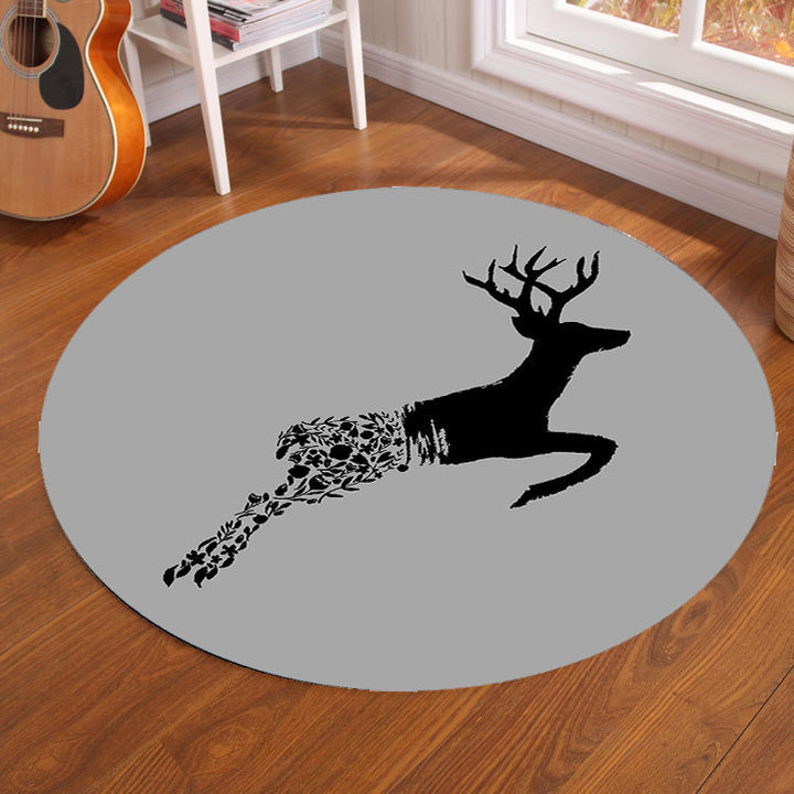 Artistic Deer Design Carpet