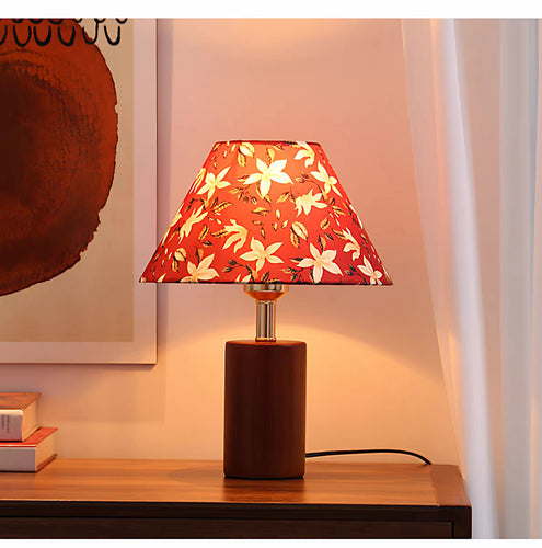 Artistic Floral Accent Table Lamp