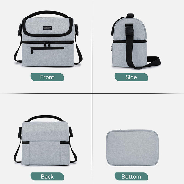 Ladies Insulated Picnic Bag with Multiple Compartments Bowlift