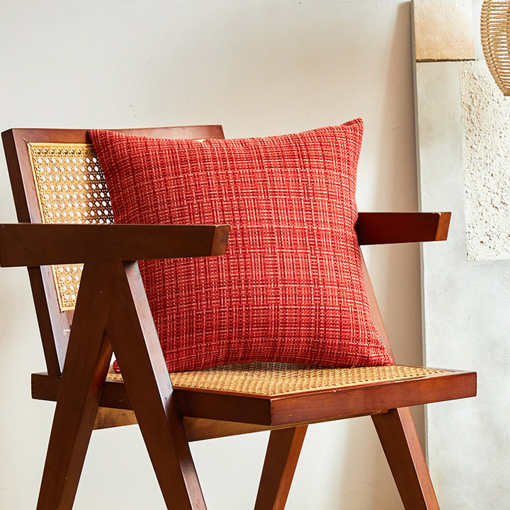 Textured Weave Decorative Pillow