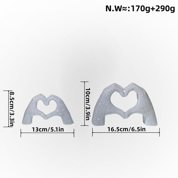Heart Hand Sculpture Bowlift