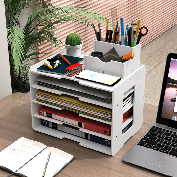 Multi-Tiered Office Desk Organizer