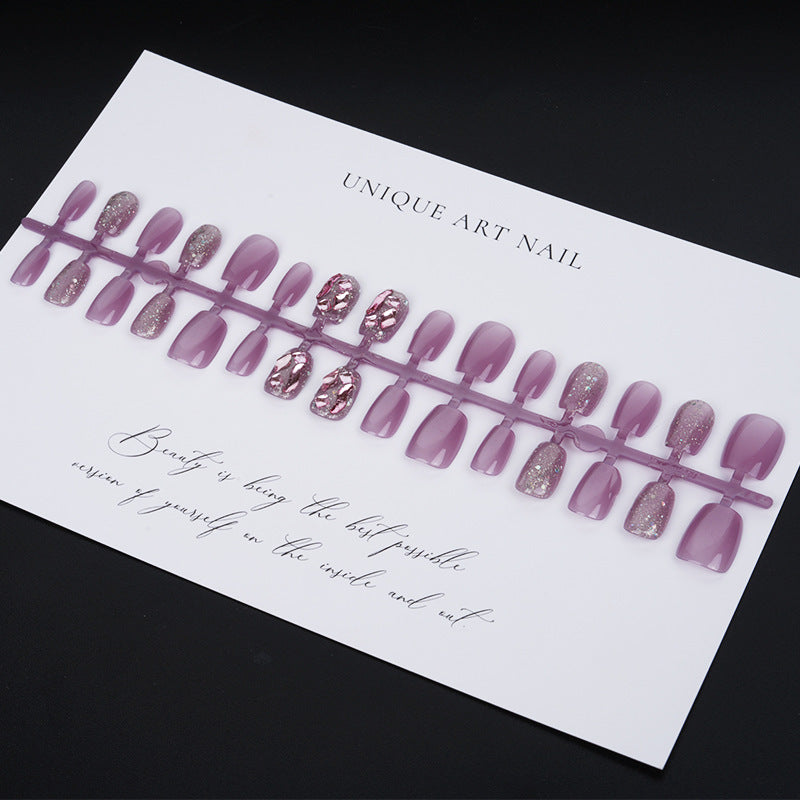 Decorative Glitter Press-On Nail Tips Bowlift