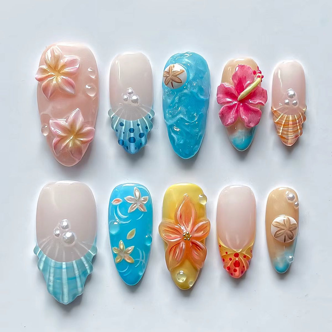 Thematic Artisan Press-On Nail Set Bowlift