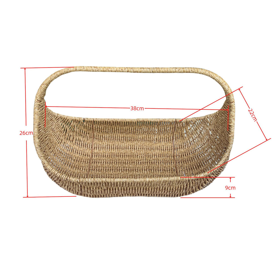 Women's oval basket for creative storage Bowlift