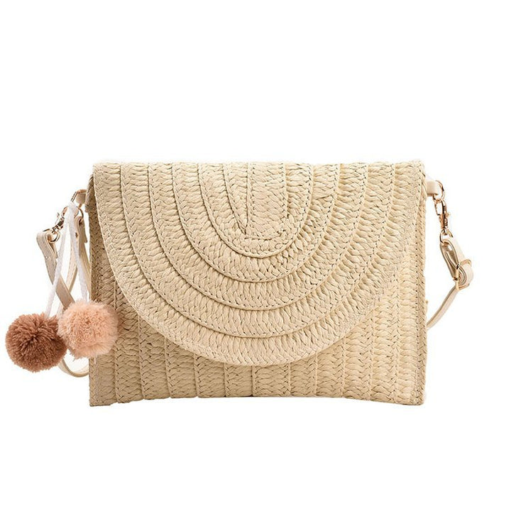 Handcrafted Shoulder Bag Made of Woven Material Bowlift
