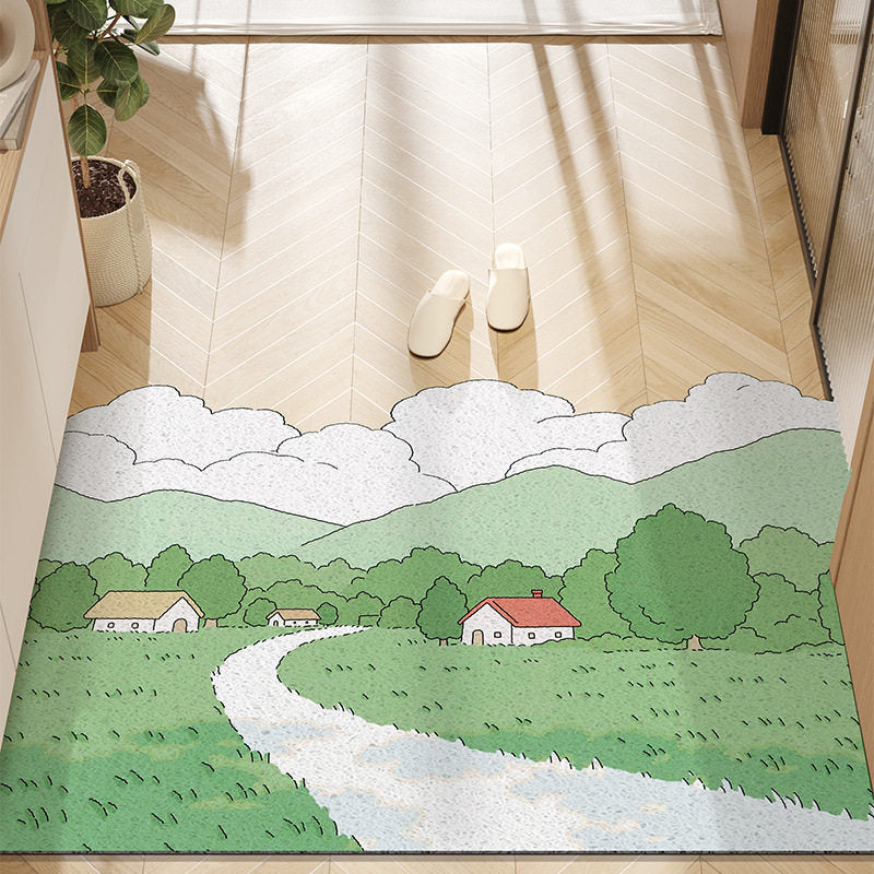 Cartoon Forest Animal Doormat Bowlift