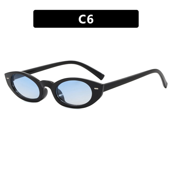 Women's Cat-Eye Sunglasses with Modern Transparent Frame Bowlift