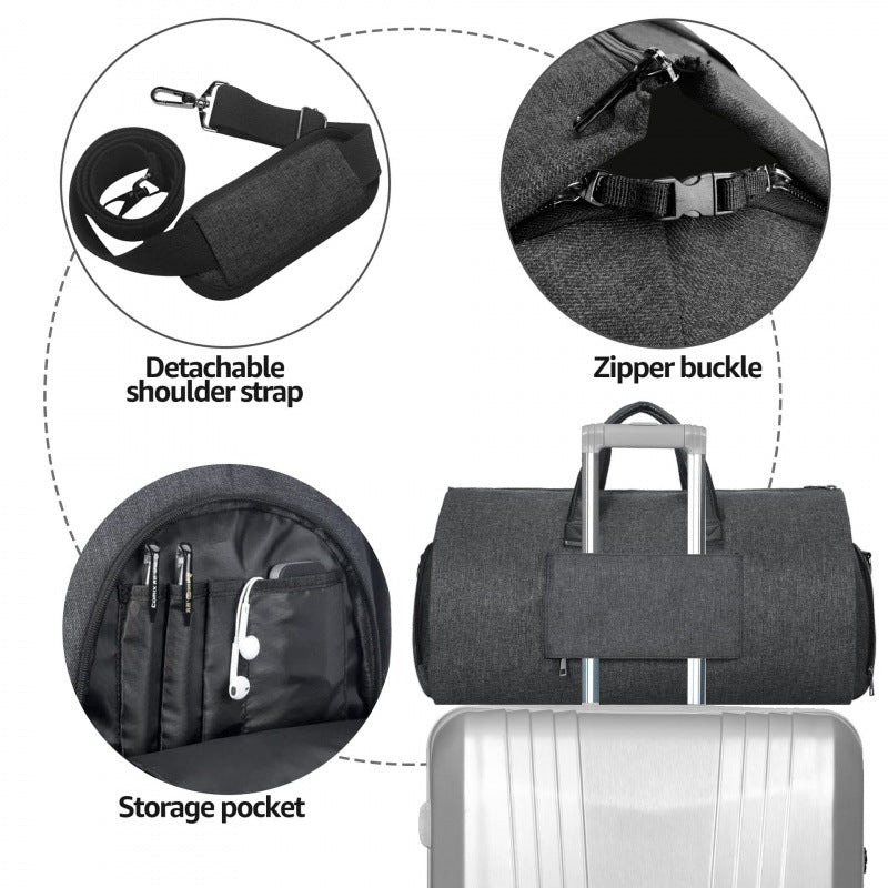 Elegant suit bag with separate shoe compartment Bowlift