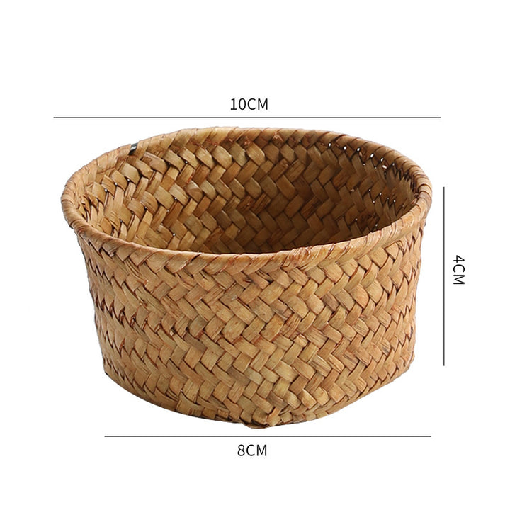 Handmade Natural Fiber Storage Basket Bowlift