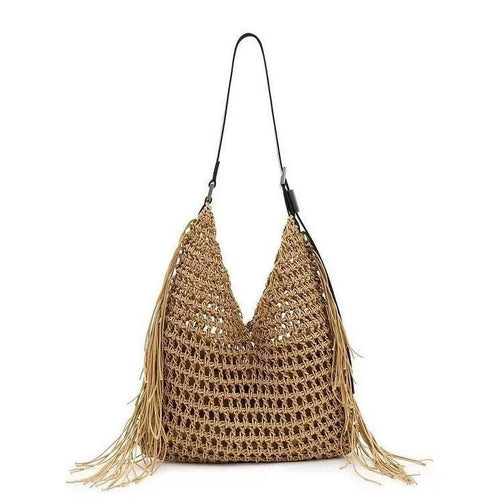 Casual Macrame Shoulder Bag Bowlift