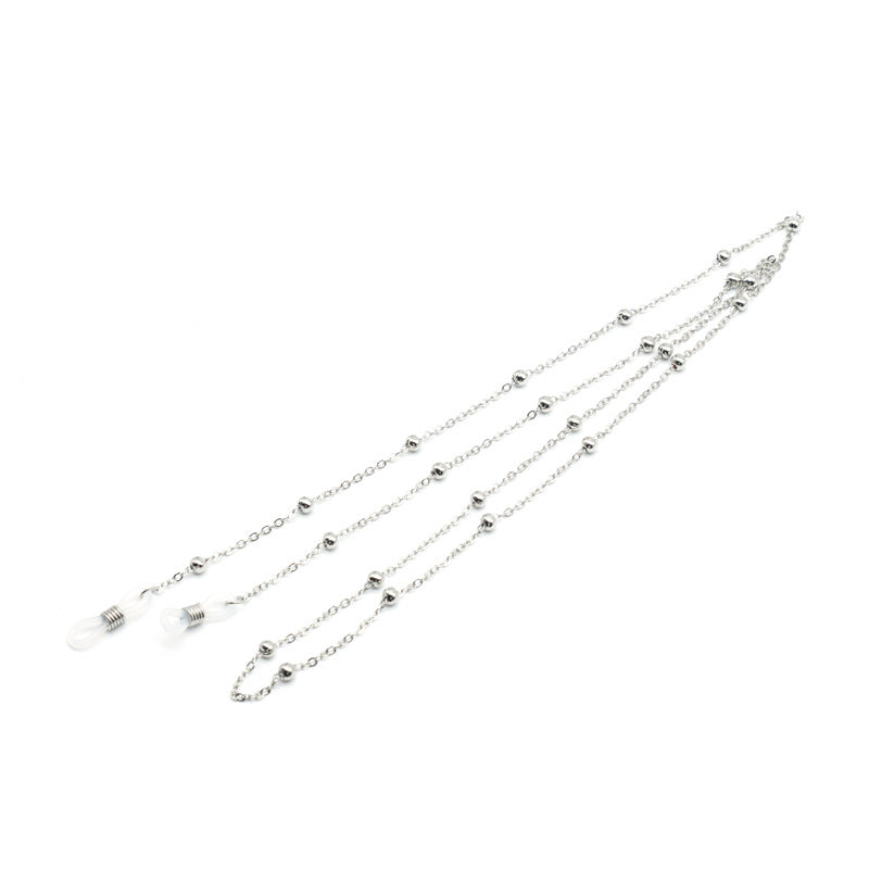 Layered Metallic Eyewear Chain Bowlift