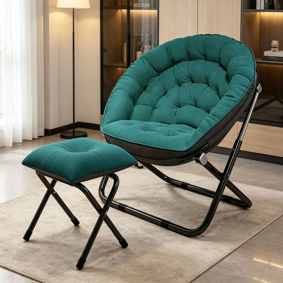 Ladies Ergonomic Lounge Chair with Adjustable Footrest Bowlift