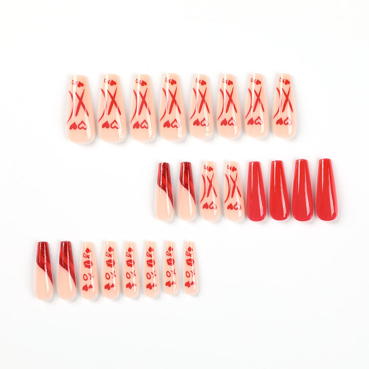 Artful Nail Extensions in Romantic Design Bowlift