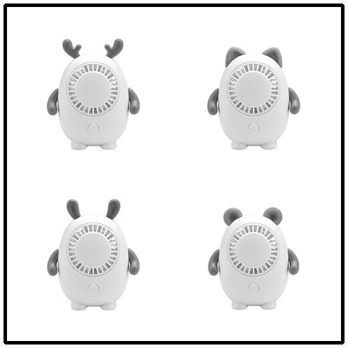 Unisex Portable Hand Fan in Cute Animal Design Bowlift