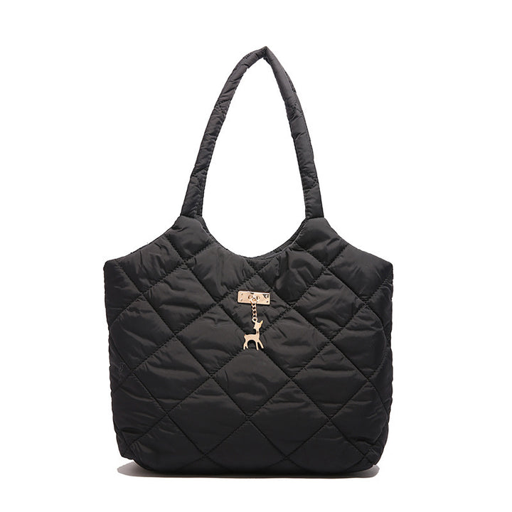 Stylish quilted tote bag Bowlift