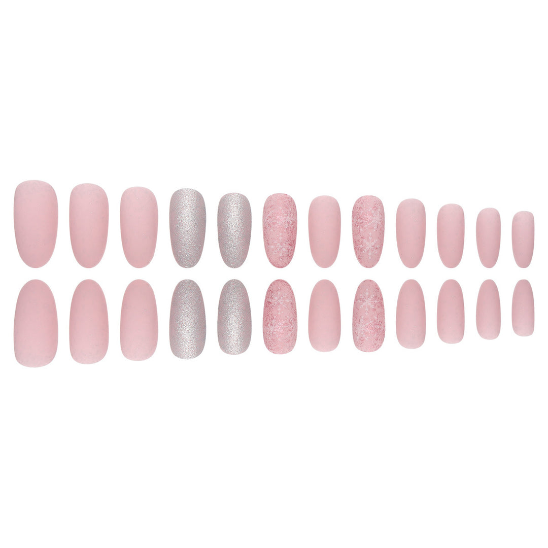 Luxurious Long-Lasting Press-On Nails Set Bowlift