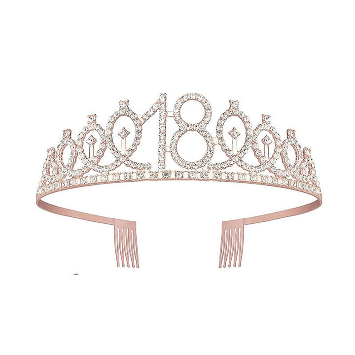 Ladies Glittering Crown with Swarovski Stones Bowlift