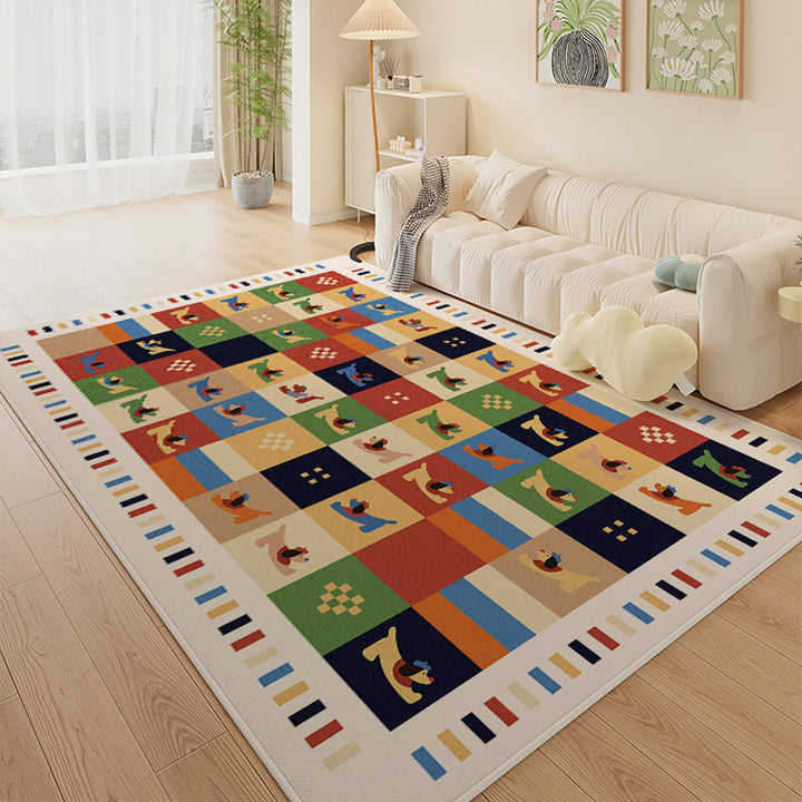 Geometric Abstract Area Rug
