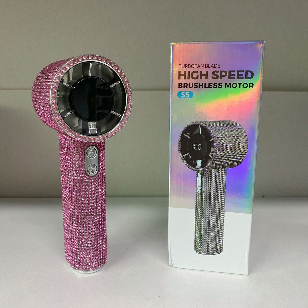Women's High-Performance Handheld Hair Dryer with Brilliant Accents Bowlift