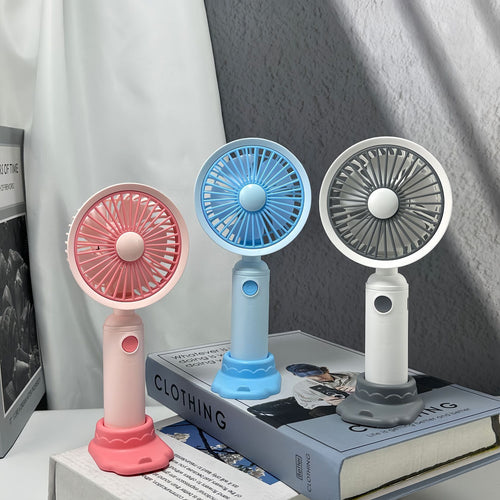 Women's Portable Hand Fan with Ergonomic Design and USB Charging Option Bowlift