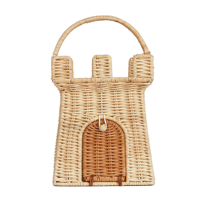 Playful basket in castle design Bowlift