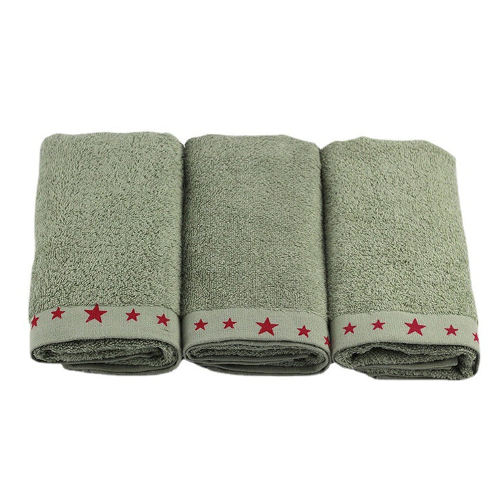 Care Towel With Soft Surface And Decorative Star Border Bowlift