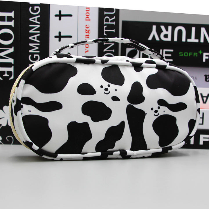 Checkered Pattern Pencil Pouch Bowlift